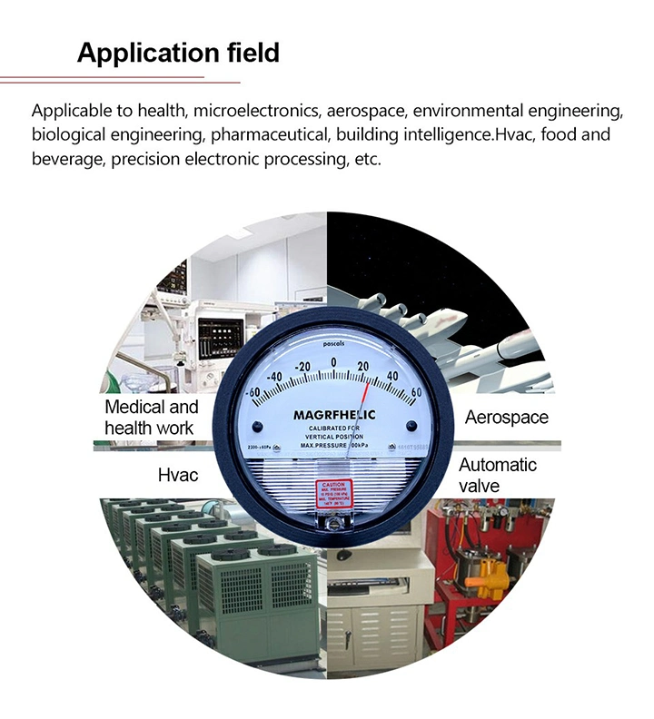 Stainless Steel Magnehelic Differential Pressure Gauge